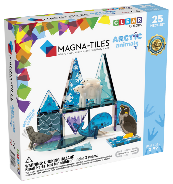 Magna Tiles Αρκτική - Μαγνητικό παιχνίδι 25 τεμαχίων