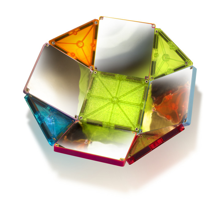 Magna Tiles Stardust - Μαγνητικό παιχνίδι 15 τεμαχίων με glitter