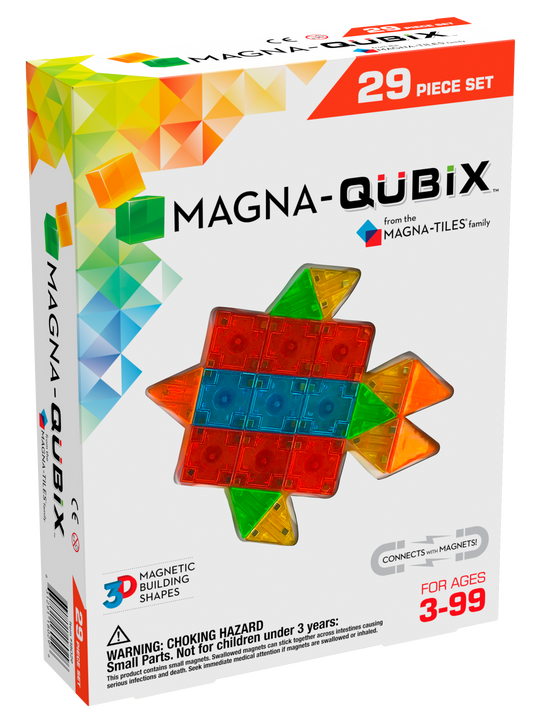 Magna Tiles Qubix - Μαγνητικό παιχνίδι 29τεμαχίων