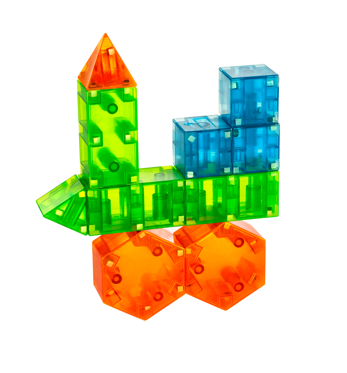 Magna Tiles Qubix - Μαγνητικό παιχνίδι 29τεμαχίων