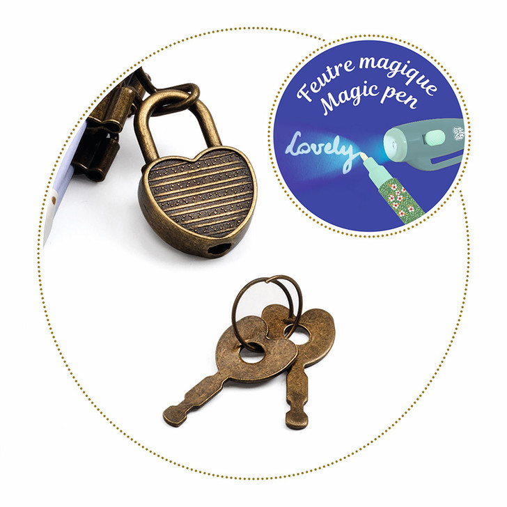 Ημερολόγιο Djeco με Κλειδαριά Καρδιά & Μαγικό Στυλό – Forest Melody