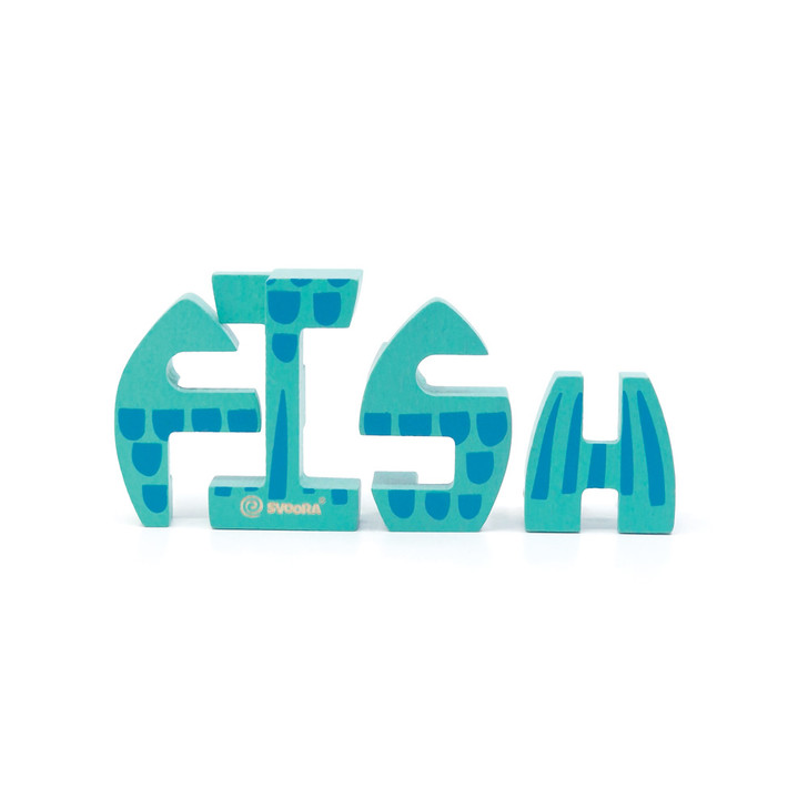 Ξύλινο τρισδιάστατο παζλ "FISH"