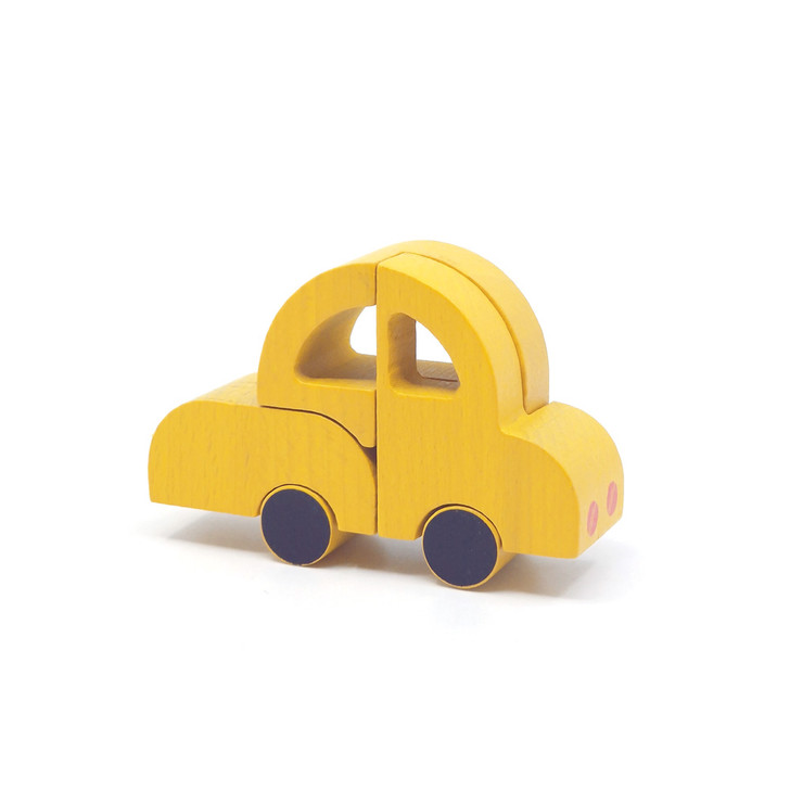 Ξύλινο τρισδιάστατο παζλ "CAR"