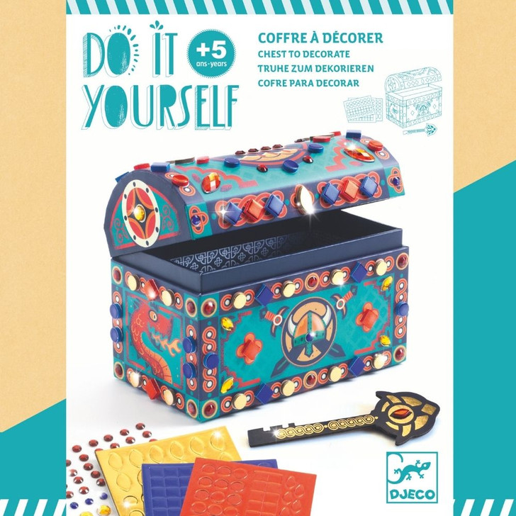 DIY διακοσμώ σεντούκι θησαυρού με κλειδί