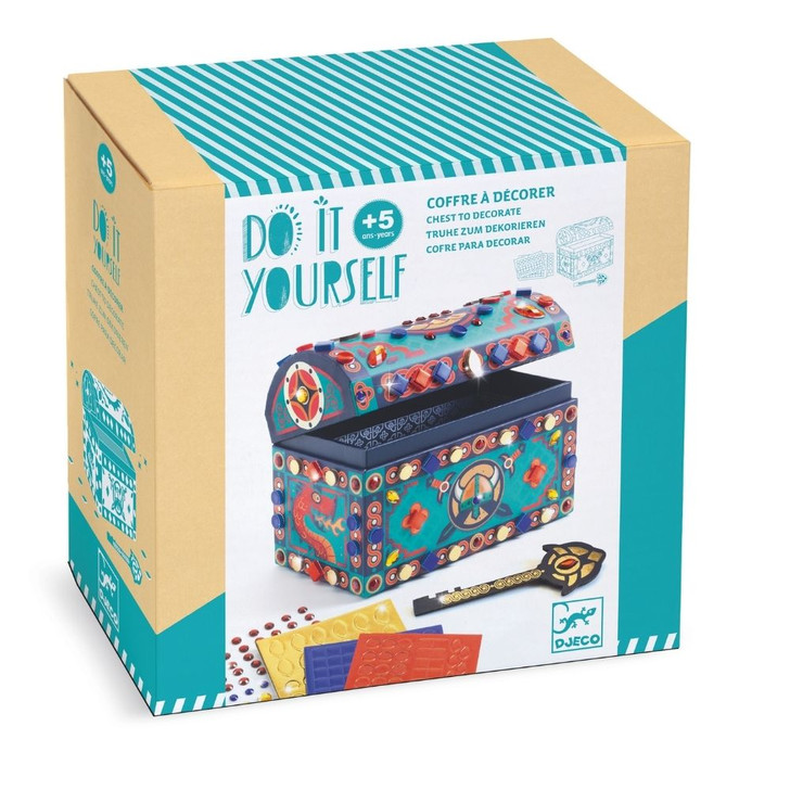 DIY διακοσμώ σεντούκι θησαυρού με κλειδί