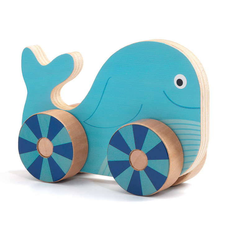 Djeco Ξύλινο εκπαιδευτικό παιχνίδι λεπτής κινητικότητας Βιδώνω ρόδες