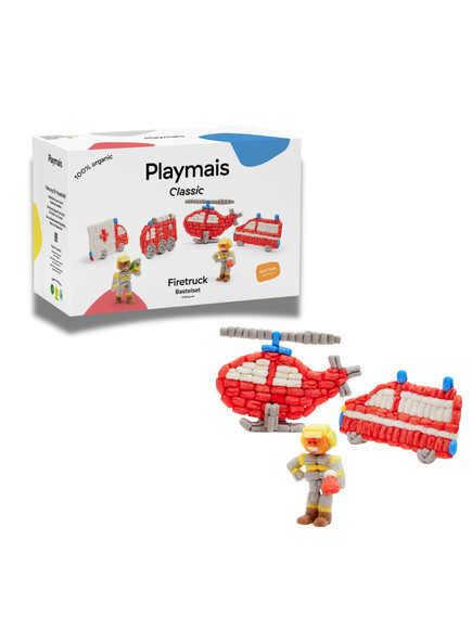 Playmais: Κατασκευές με κάρτες και σφουγγαράκια από άμυλο καλαμποκιού - Πυροσβεστική