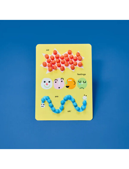 Playmais: Κατασκευές με κάρτες και σφουγγαράκια από άμυλο καλαμποκιού 6τεμ. - Συναισθηματική ενδυνάμωση