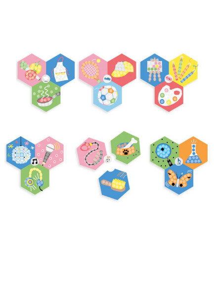 Playmais: Κατασκευές με κάρτες και σφουγγαράκια από άμυλο καλαμποκιού 18 τεμ. - Χόμπι και επαγγέλματα