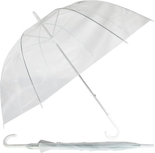 Armo® Clear Windproof Bubble Dome Umbrella Wedding 37.4 INCH Umbrella Brolly