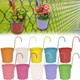 Armo® 10 x Metal Flower Hanging Basket