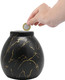 Ram® Black Ceramic Money Pot