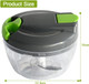 Ram® Manual Food Chopper Pull And Chop Manual Vegetable Onions Garlic Food Processor 500ML