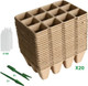 Armo 240 Cells Biodegradable Plant Seed Pots Pack Of 20