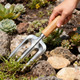Armo® Handheld Garden Weed Fork With Wood Handle
