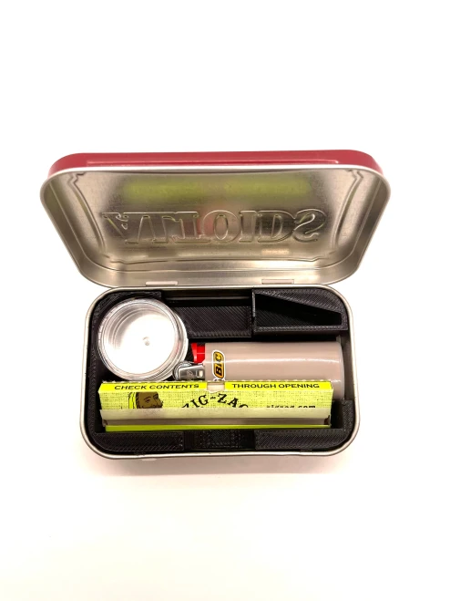Altoids Tin Stash Box Kit: Discreet Travel Case with Free Gift | Kush Kitteh