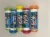 Multiple heavy-duty outer candy tube variations lined up, demonstrating color options for the crush-proof travel storage shell.