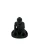 Top angle of the Buddha storage dock showing the 6 vertical cartridge slots and central battery pen pocket layout.