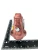 Kush Kitteh Hawaiian Moai Statue 3D-printed desktop cartridge organizer stand holding 6 individual 510 cartridges.