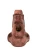 Kush Kitteh Hawaiian Moai Statue 3D-printed desktop cartridge organizer stand holding 6 individual 510 cartridges.