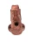 Top angle showing the 6 dedicated vertical cartridge storage slots integrated into the Moai head design.