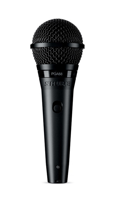 Shure PGA58-XLR Cardioid Dynamic Vocal Microphone. XLR Cable Included