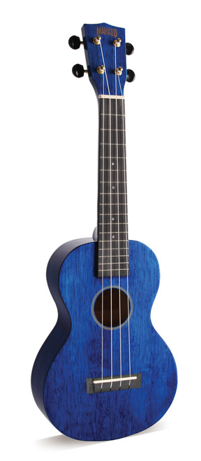 Mahalo MH2-TBU Hano Concert Ukulele Trans Blue
