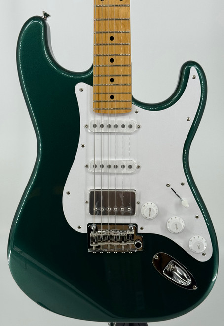 Tokai Goldstar HSS-Style, Ash Body, Maple Fretboard - Sherwood Green Metallic Made in Japan AST-423-101M-SHSGM