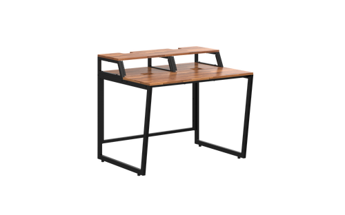 Wavebone Star Rover™ Studio Desk with Keyboard Tray - Wood Finish