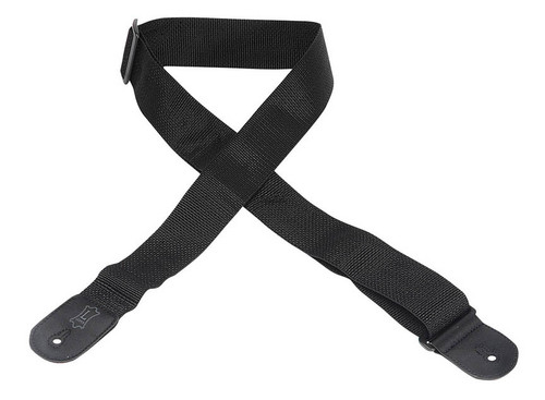 Levy's Polypropylene Guitar Strap – Black 2" Wide