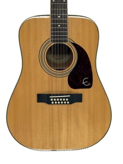 Used Epiphone DR212 12-String Acoustic, Natural Local Pickup