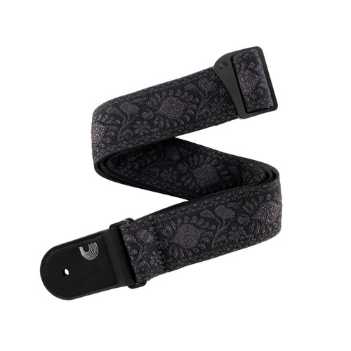 D’Addario Monterey Black Polyester Woven Guitar Strap