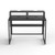 Wavebone Star Rover™ Studio Desk with Keyboard Tray - Black Finish