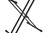 Gator GFW-KEY-2000X Double X-Style Keyboard Stand - Black