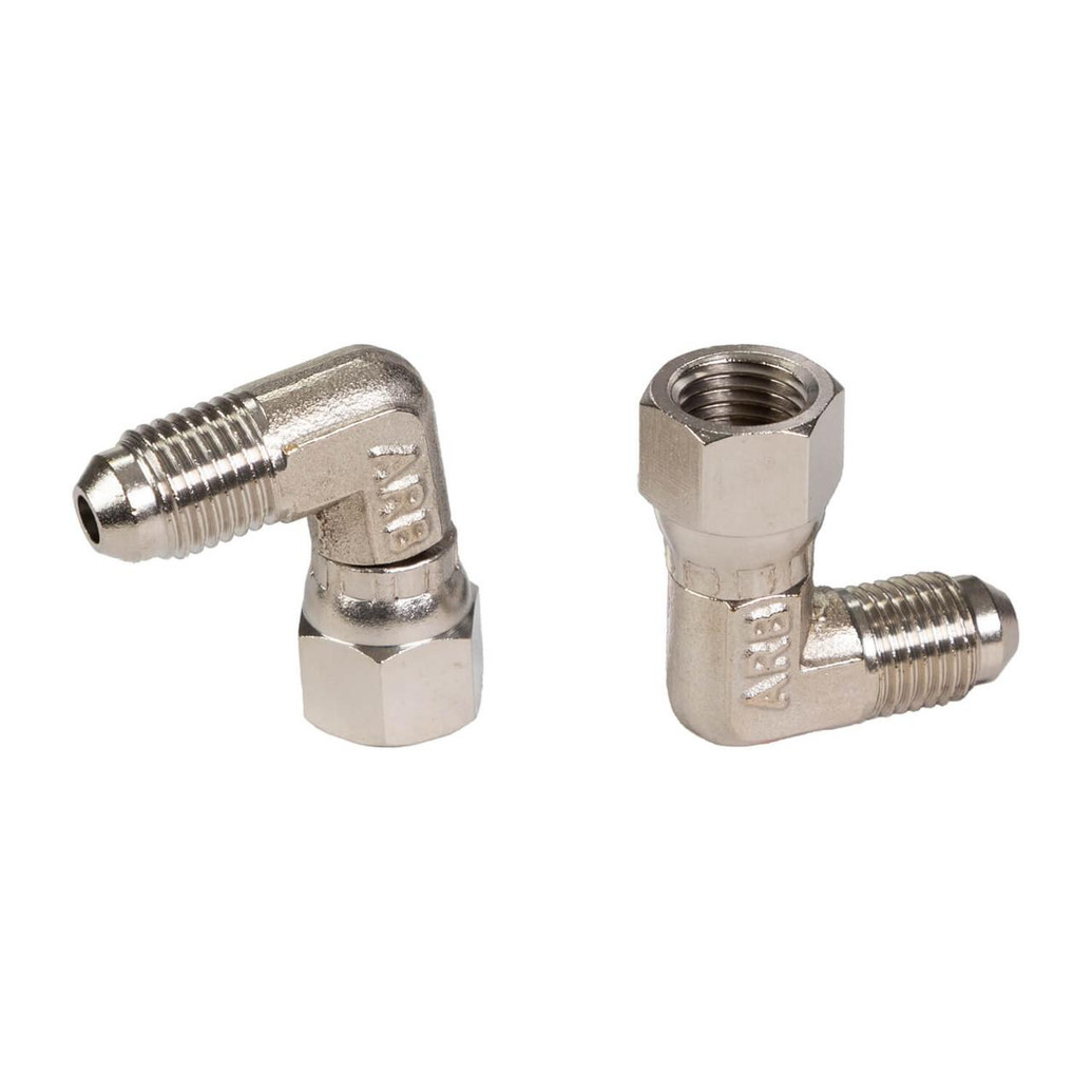 ARB Air Line Elbow Fitting JIC-4(M) JIC-4(F) 2PK 0740104 