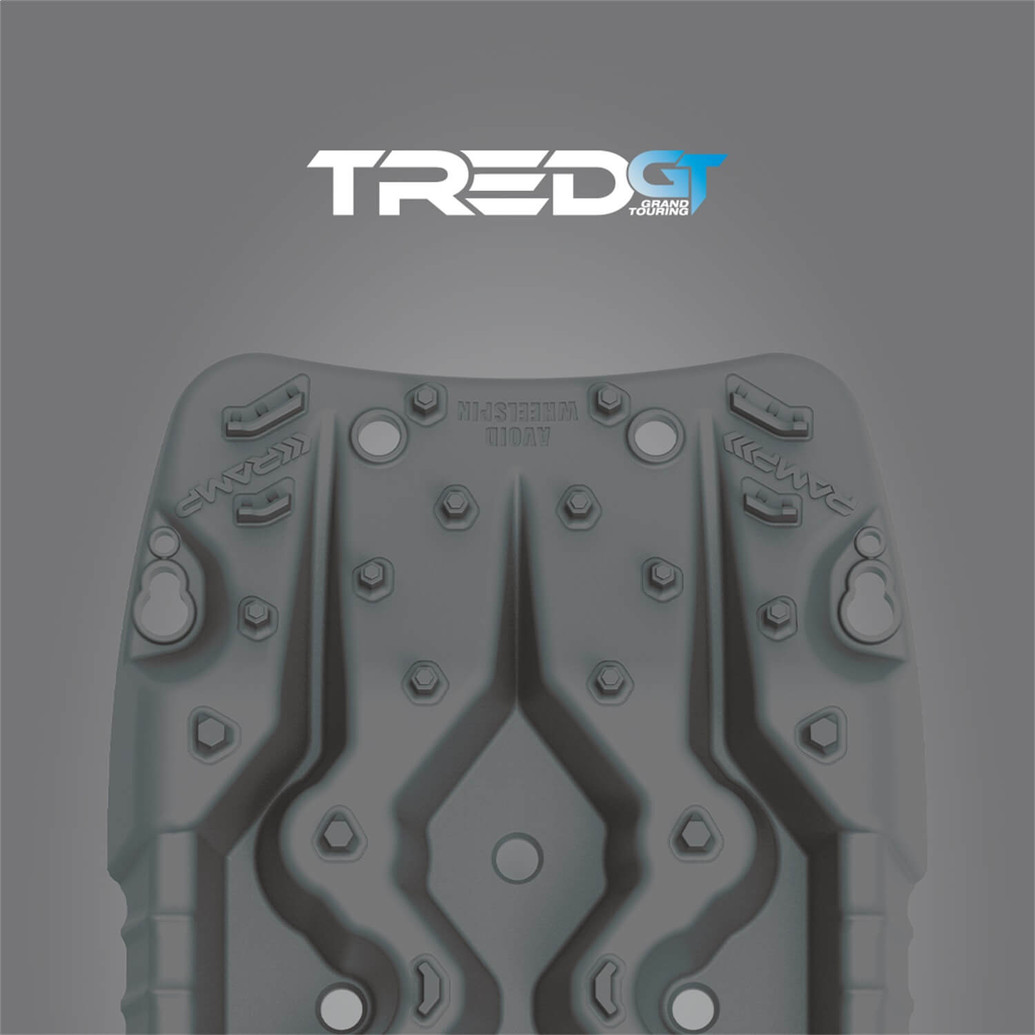 TRED GT Gun Metal Grey Recovery Boards TREDGTGG