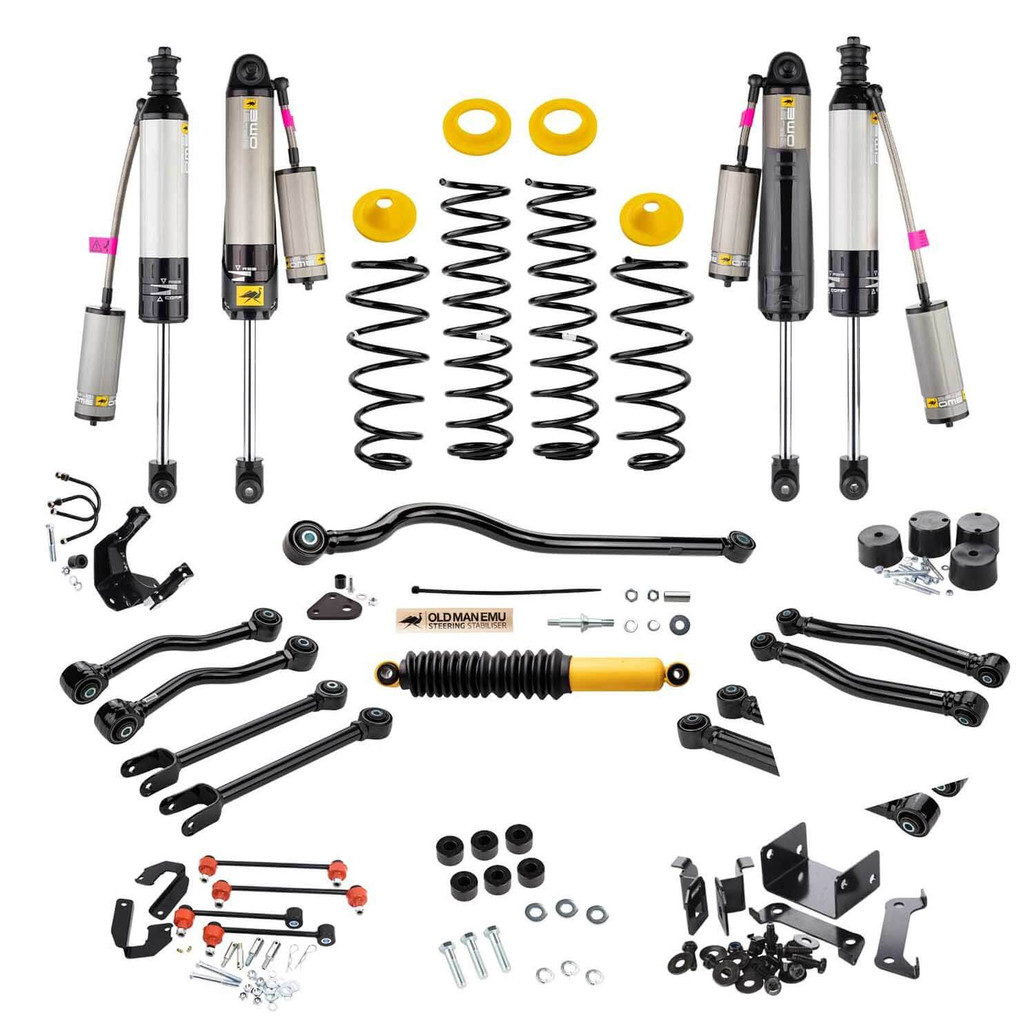 Suspension Lift Kit with BP-51 Bypass Shocks OMEJK4BP51P