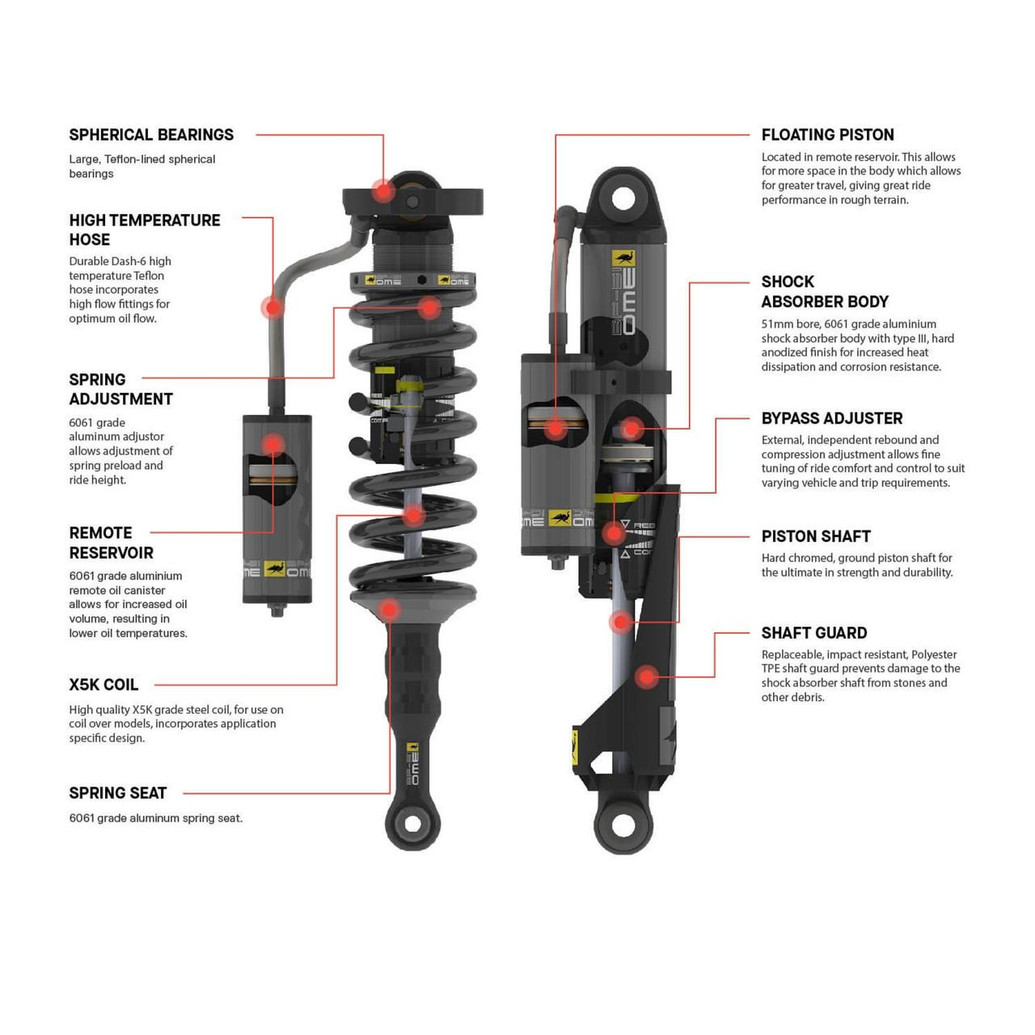Old Man Emu BP51 Kit FR 2 in/0-330 lb, RR 2 in/0 lb 3302K 