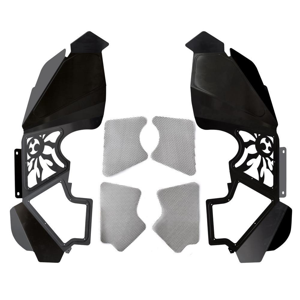 Poison Spyder JK FRONT VENTED INNER FENDER - BLK 