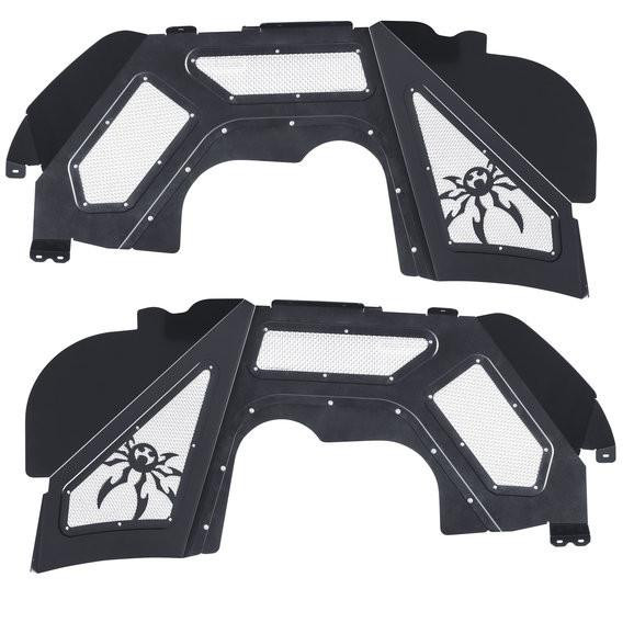 ジェイソン　2/4 Front JL/JT Vented Inner Fenders (Black) - Poison Spyder