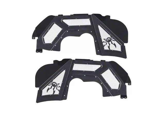 Front JL/JT Vented Inner Fenders (Black) - Poison Spyder