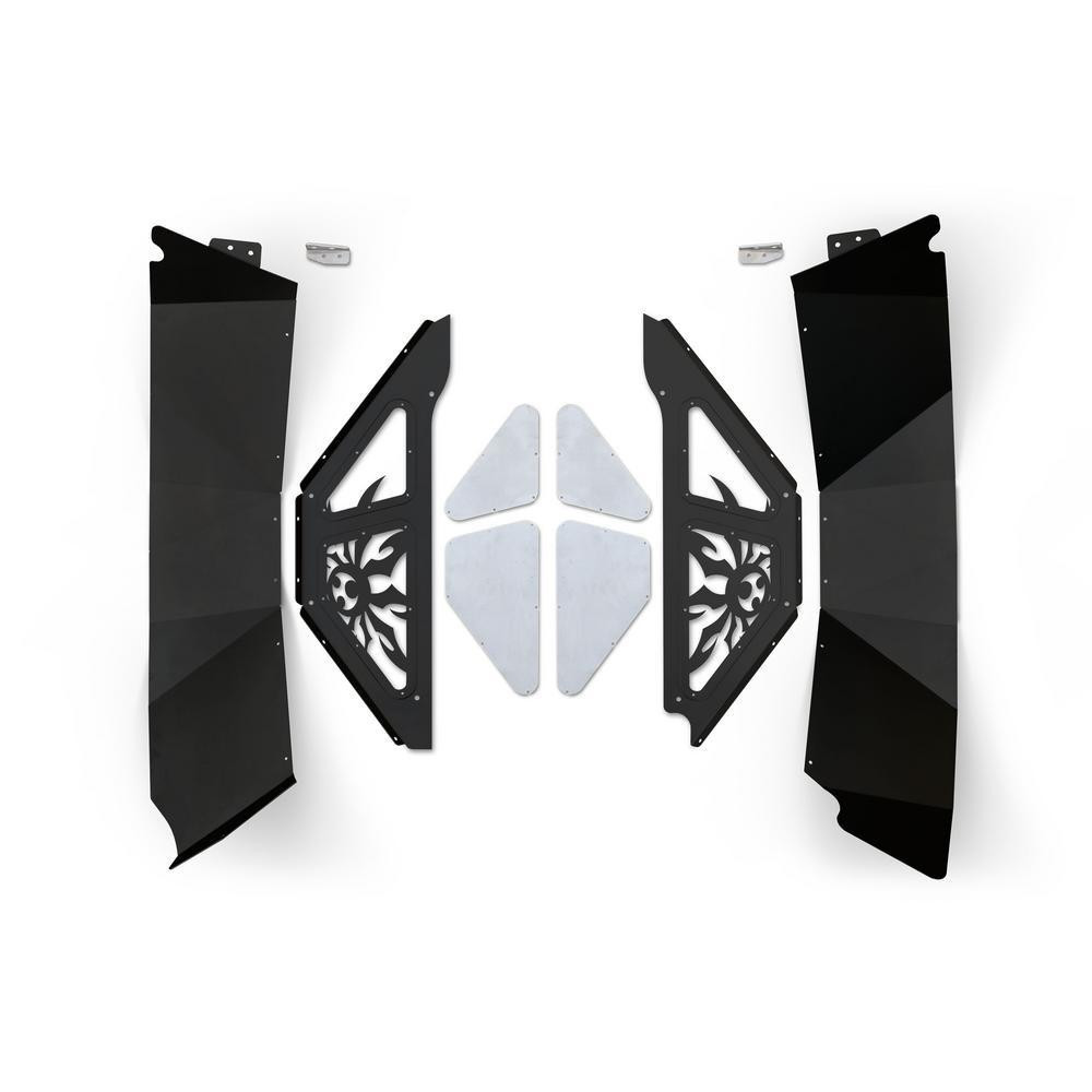 シェイド Rear JK Inner Fenders (Black) - Poison Spyder