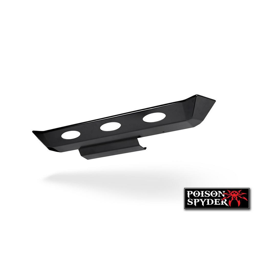 Front JK BRUISER Bumper Skid Plate (Black) - Poison Spyder
