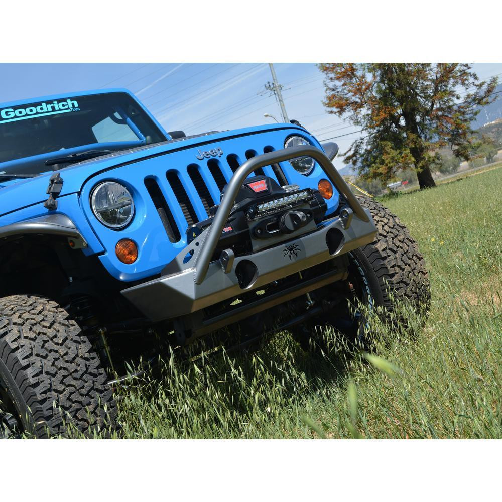 Wrangler JK Front Bumper Gusset Plates | Poison Spyder