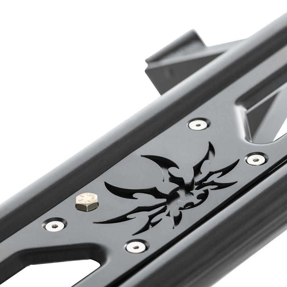 JLU (4-Door) ROCKER KNOCKERS Rock Sliders (Black) - Poison Spyder