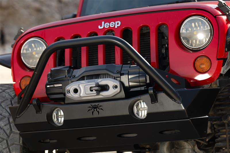 Front Winch Fairlead Mount Bracket (Black)