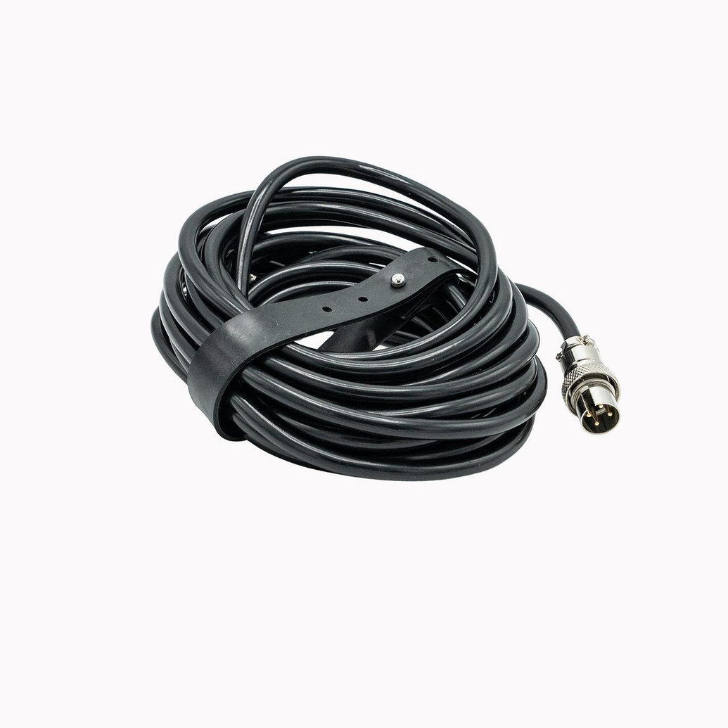 ARB Hand Controller 16ft Lead ARWA021, black cable with a metal connector for remote operation devices.
