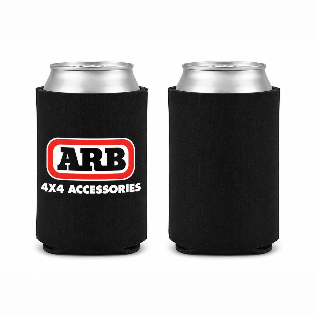 Old Man Emu Koozie Can Cooler 12oz, insulated black can insulator with ARB logo for holding beverage cans.