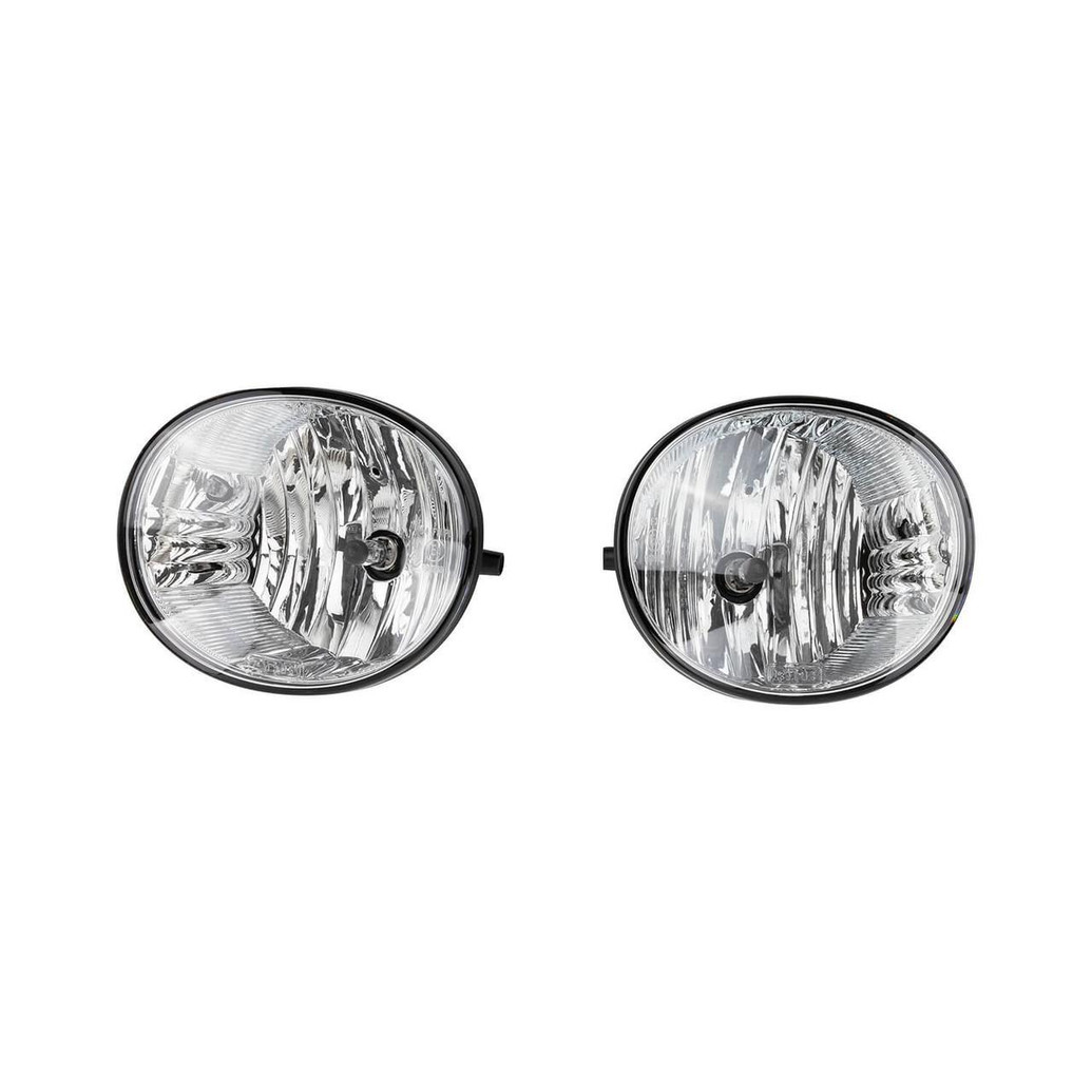 ARB Mount Kit - OE Fog Light 3540250, pair of clear fog lights with black accents and reflective internal surfaces for vehicle mounting.