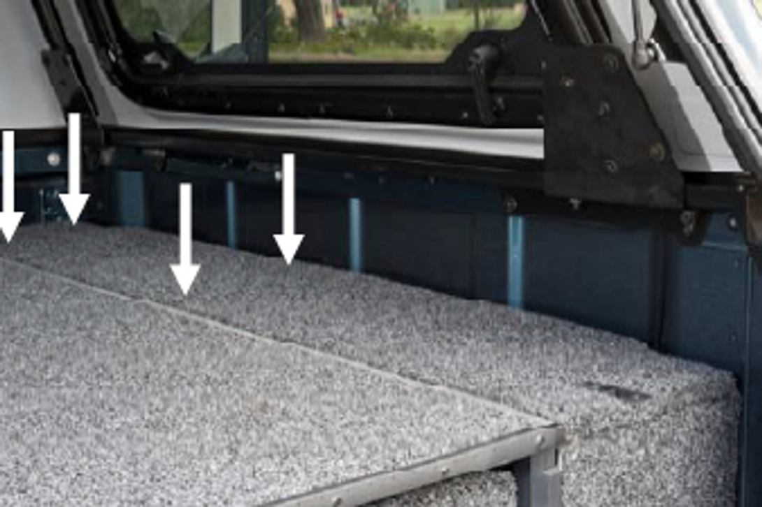 Roller Drawer Side Floor Kit